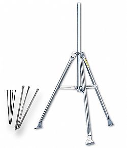 Mounting Tripod With three 18” (0,5 m) lag bolts  7716A